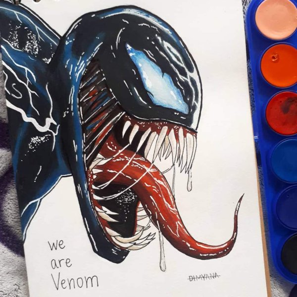 Веном акрилом