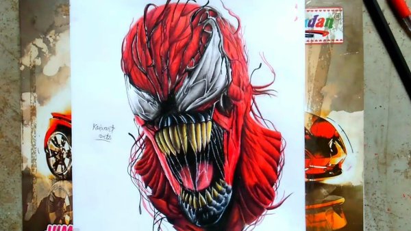 Эскиз Веном и Карнаж