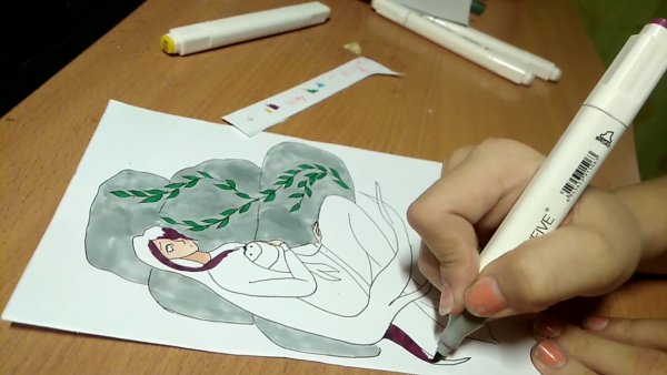 Граффити в скетчбуке