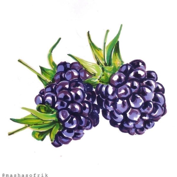 Рисунки маркерами