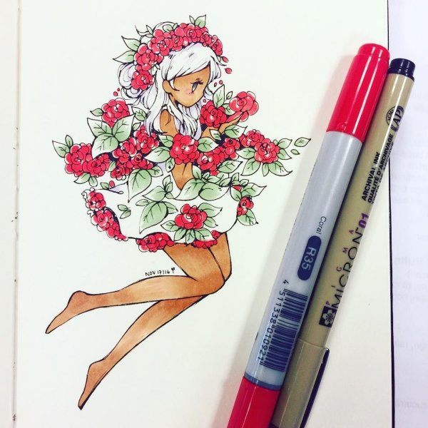 Рисунки фломастерами