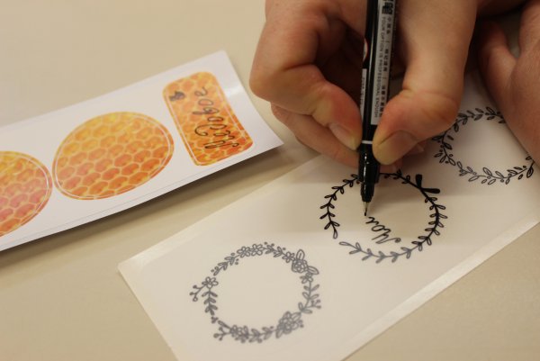 Тату фломастером