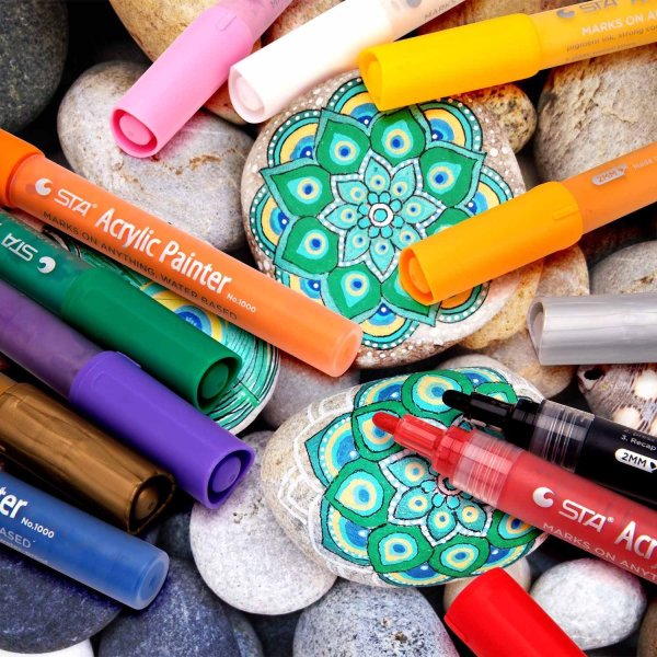 Чёрная ручка для рисования