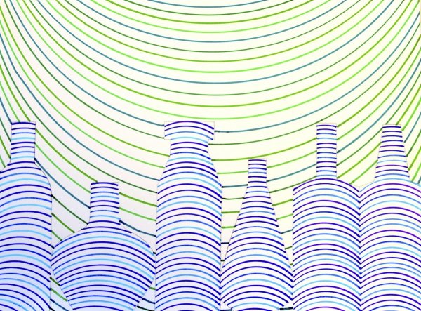 Рисование полосками