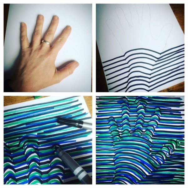 Объемные рисунки