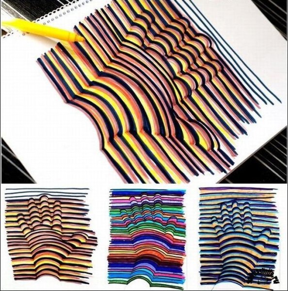 Рисование полосками