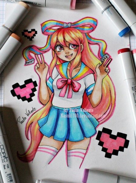 Гравити Фолз маркерами