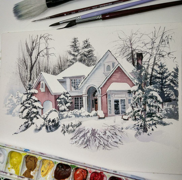 Живопись маркерами