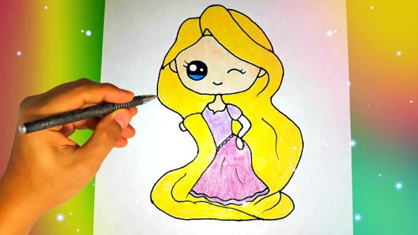 Рапунцель скетчбук