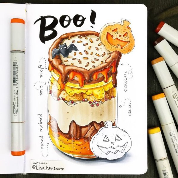 Лиза Краснова скетч Хэллоуин