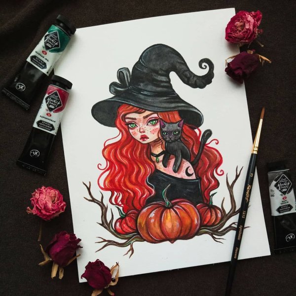 Скетчбук ведьмы