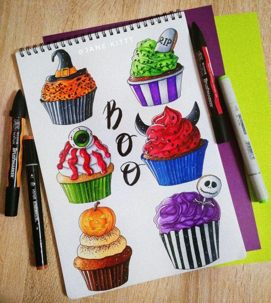 Скетчинг Хэллоуин