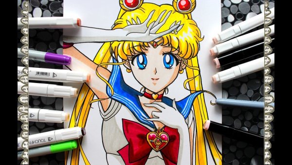 Аниме Сейлор Мун маркерами