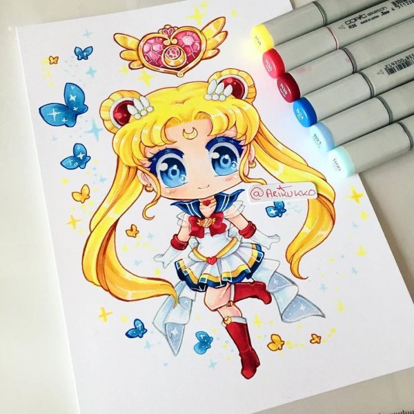 Аниме Сейлор Мун маркерами