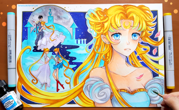 Аниме Сейлор Мун маркерами