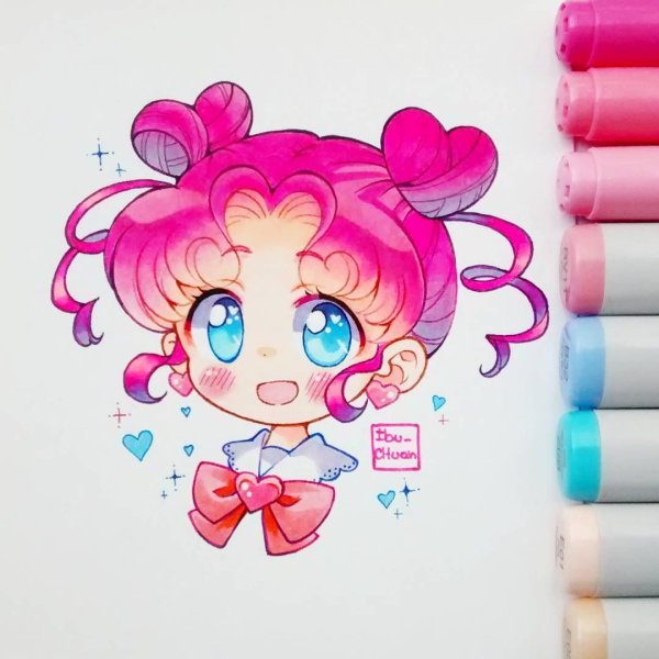 Аниме Сейлор Мун маркерами