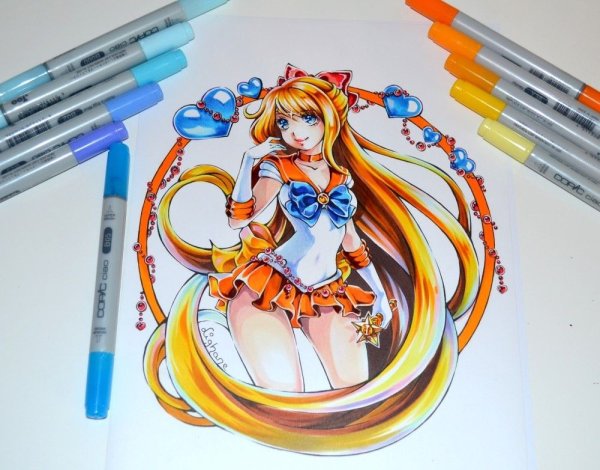 Сейлормун акварель