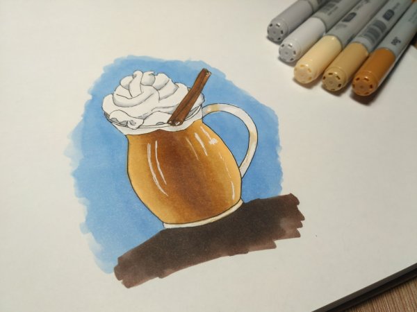 Рисунки на свободную тему маркерами легкие