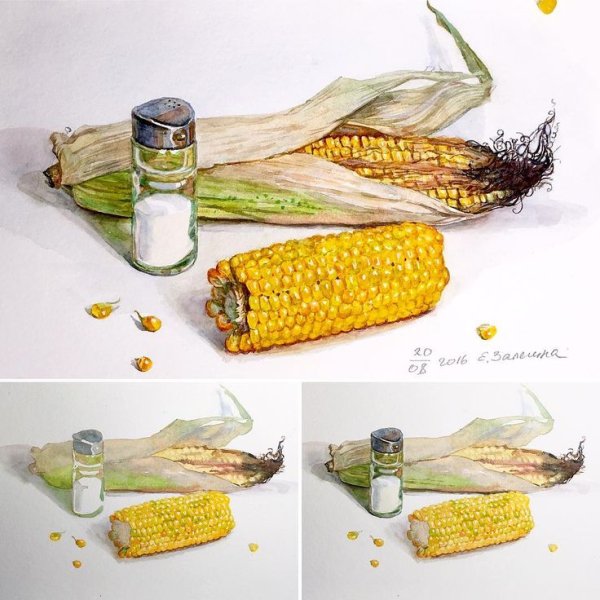 Рыба кит папа рисует