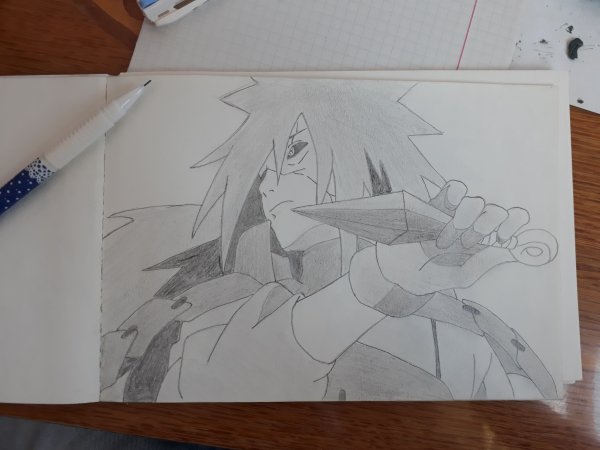 Нарисовать Мадару маркерами