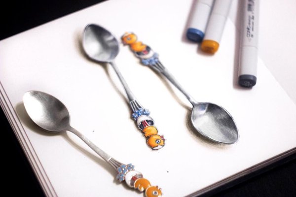 Тортик на ложке