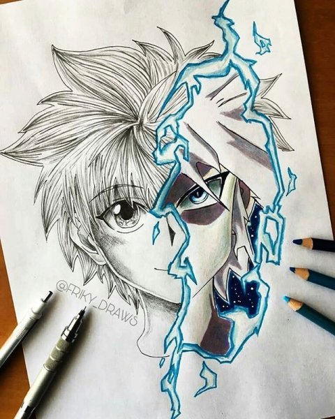 Профессиональные рисунки аниме