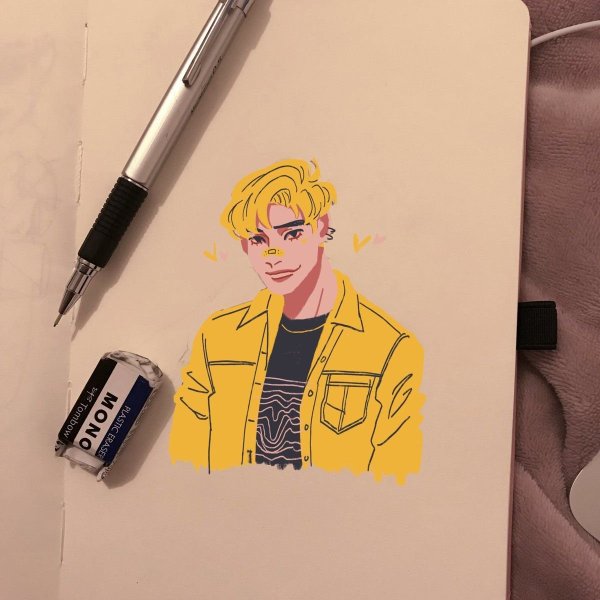 Рисунки фломастерами в скетчбуке для мальчиков