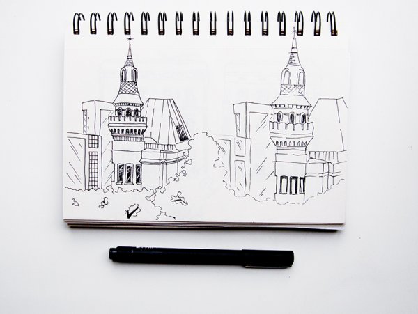 Раскраски для маркеров для скетчинга