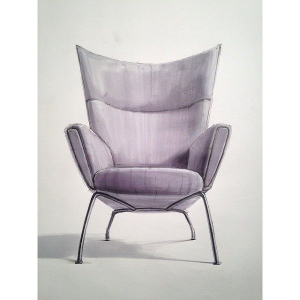 Кресло маркерами