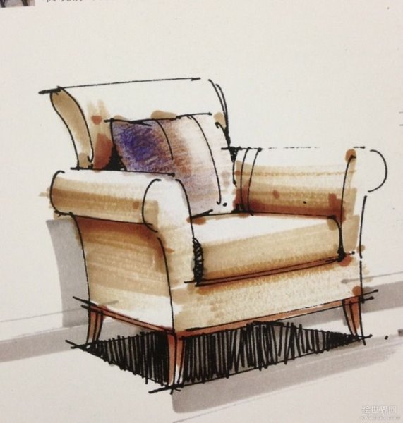 Кресло скетч