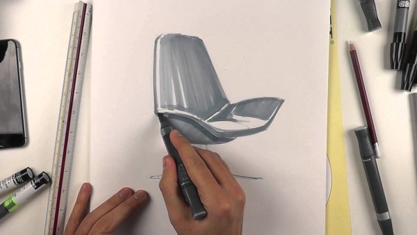 Рисунки маркерами