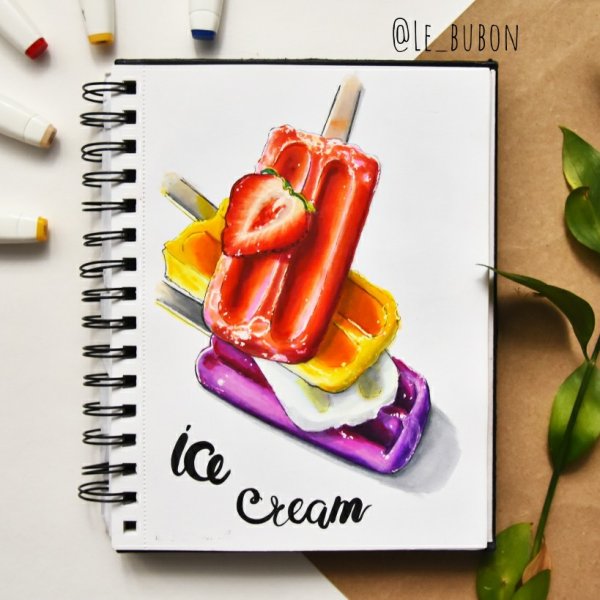 Что нарисовать маркерами манго