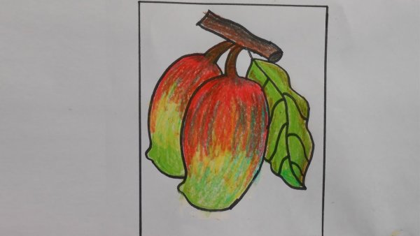 Рисунки легкие манго