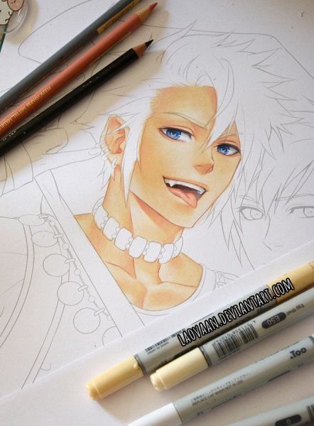 Рисование Копик маркерами