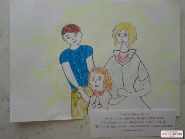 Рисование наша дружная семья