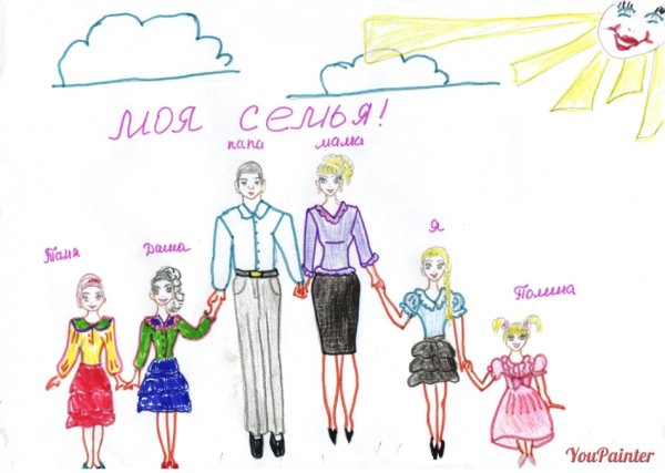 Рисунок моя семья