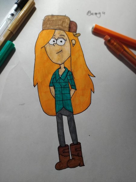 Рисунки для срисовки Гравити Фолз Венди