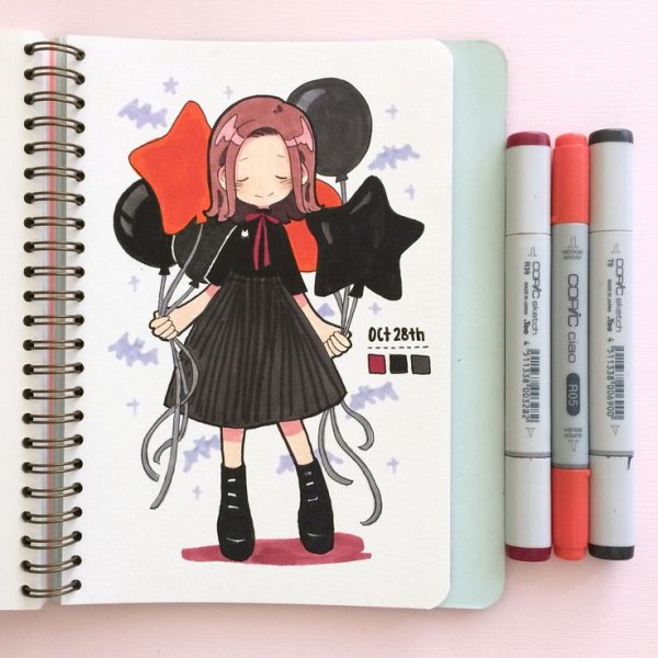 Идеи для рисунков одежды в скетчбуке