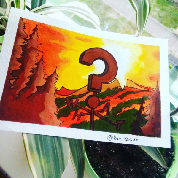 Рисунки фломастерами Гравити Фолз