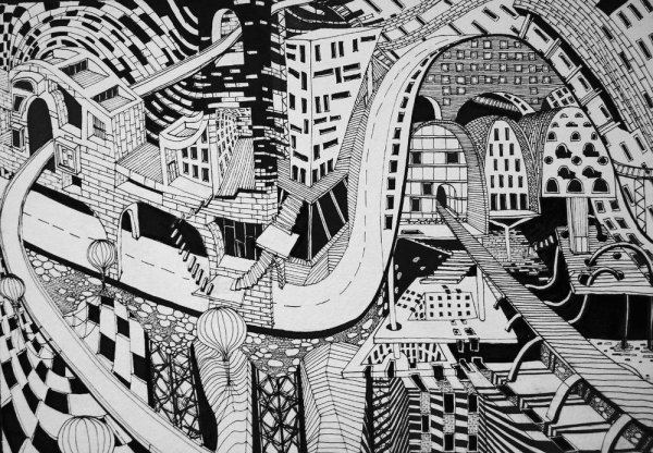 «Города будущего» (1928; арх. г. т. Крутиков)