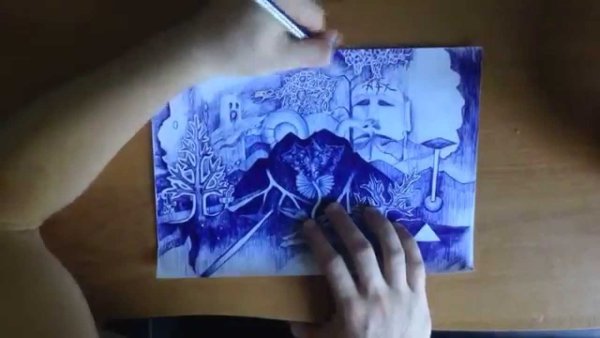 Рисунки маркерами импровизация