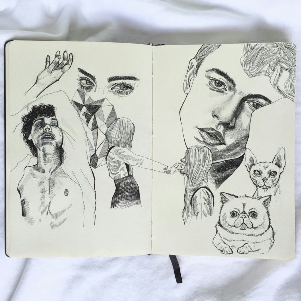 Антон Шастун для срисовки карандашом