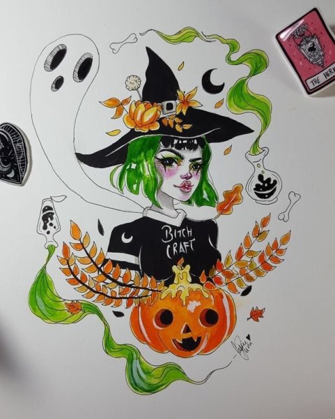 Хэллоуин скетч