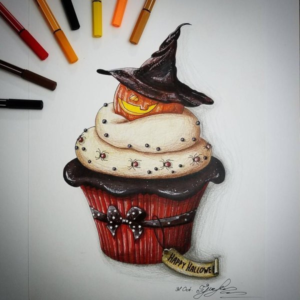 Скетчинг Хэллоуин