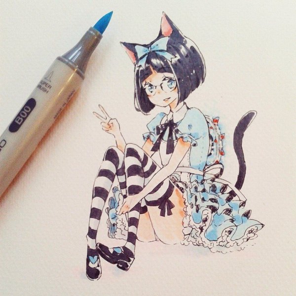 Персонажи для скетчбука