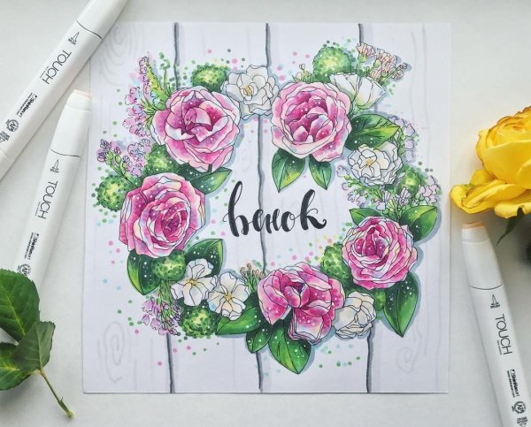 Весенний скетч