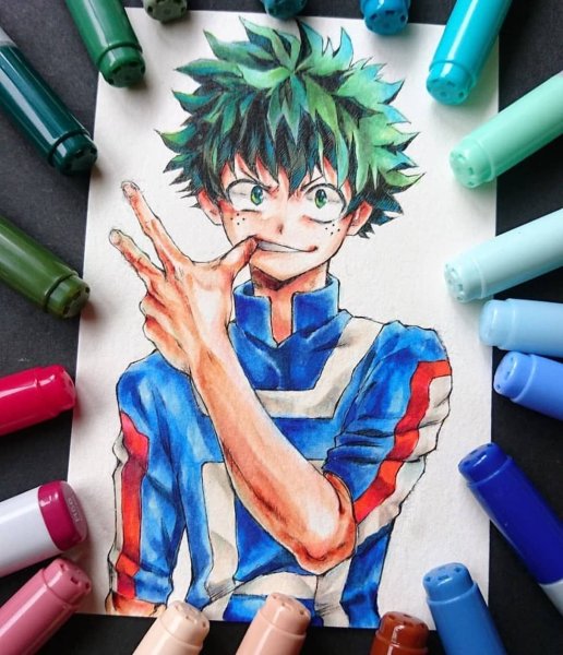 Изуку скейчинг