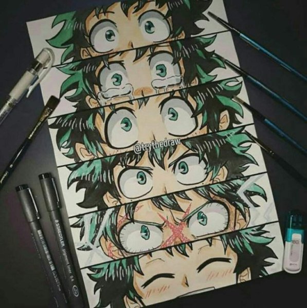 Глаза Мидори Изуку