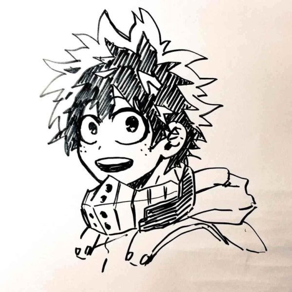 Мидория Изуку тату