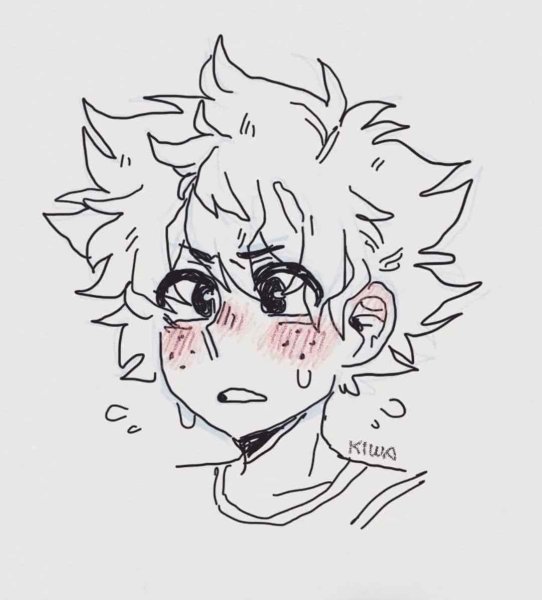 Мидория Изуку набросок